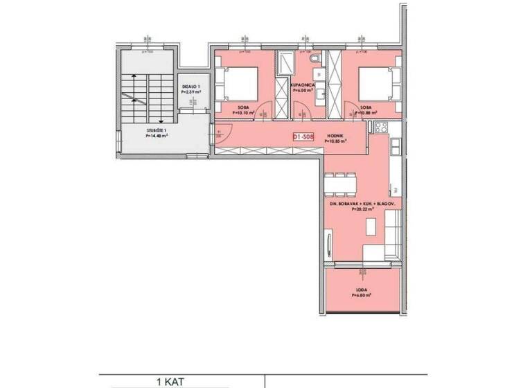 Wohnung zum Kauf 277.000 € 2 Zimmer 63 m² Omis