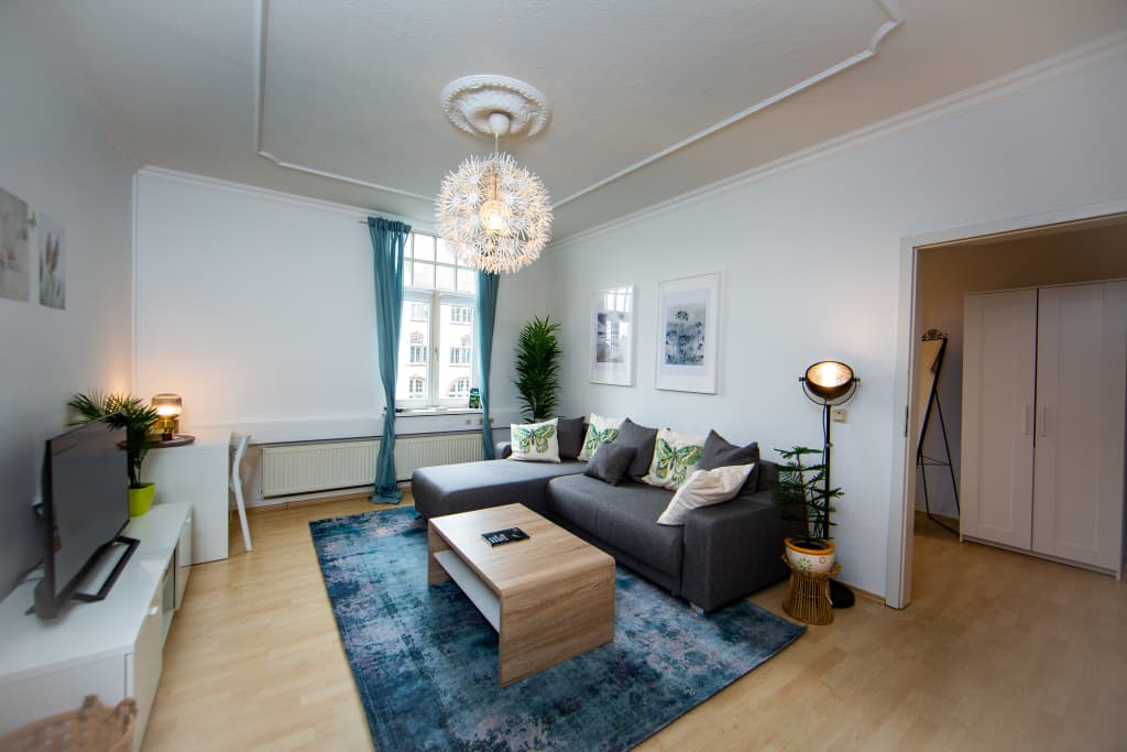 Wohnung zur Miete Wohnen auf Zeit 1.605 € 2 Zimmer 45 m²<br/>Wohnfläche 01.03.2025<br/>Verfügbarkeit Schlüterstraße Altstadt Erfurt 99089