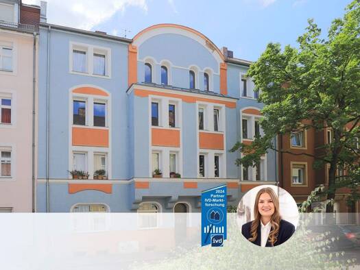 Wohnung zum Kauf 265.000 € 2 Zimmer 75 m² 2. Geschoss Gleißhammer Nürnberg 90461