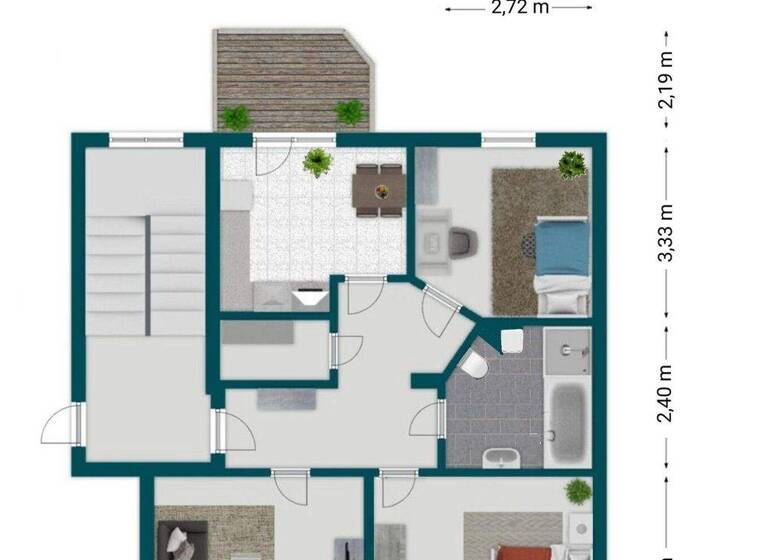 Wohnung zur Miete 750 € 3 Zimmer 85 m² 1. Geschoss Sebastian-Bach-Str. 5 Innenstadt Dessau-Roßlau 06844