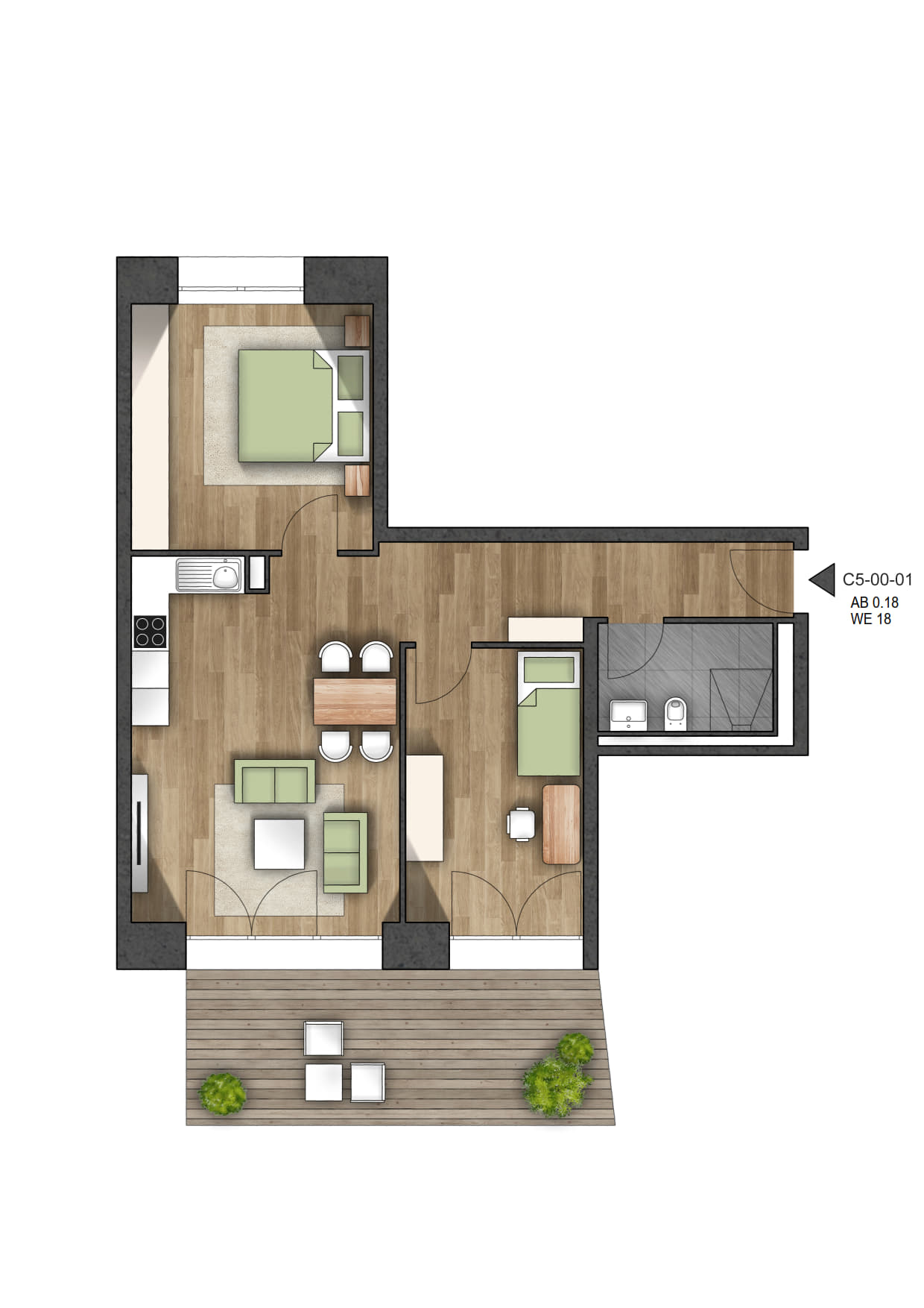 Wohnung zur Miete 1.030 € 3 Zimmer 75,2 m²<br/>Wohnfläche EG<br/>Geschoss ab sofort<br/>Verfügbarkeit Lorenz-Krapp-Straße 10 Kasernen West Bamberg 96052