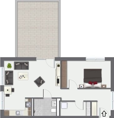 Wohnung zur Miete 835 € 2 Zimmer 69,4 m²<br/>Wohnfläche 1.<br/>Geschoss 01.03.2025<br/>Verfügbarkeit Eversburg 41 Osnabrück 49090