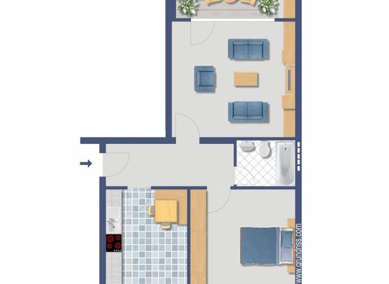 Wohnung zum Kauf provisionsfrei 216.040 € 2,5 Zimmer 62,2 m² 1. Geschoss Peter-Richarz-Straße 28 Eller Düsseldorf 40229
