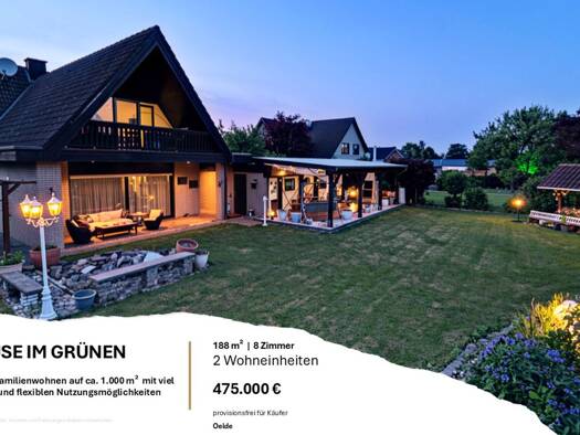 Haus zum Kauf 475.000 € 8 Zimmer 1.000 m² Grundstück Oelde Oelde 59302