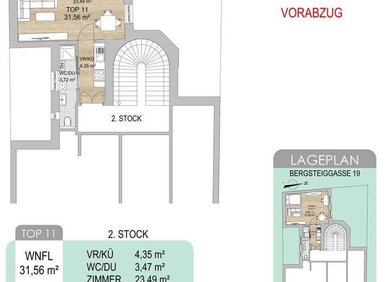 Studio zum Kauf 195.000 € 1 Zimmer 31,6 m² 3. Geschoss Wien,Hernals 1170