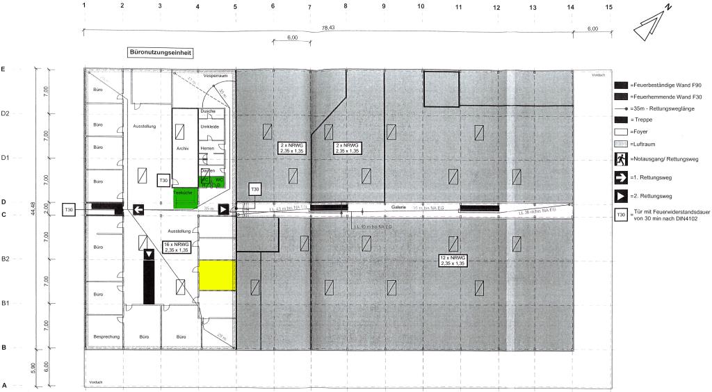 Büro-/Praxisfläche zur Miete 263 € 1 Zimmer 25 m²<br/>Bürofläche Wöschhalde Villingen-Schwenningen 78048