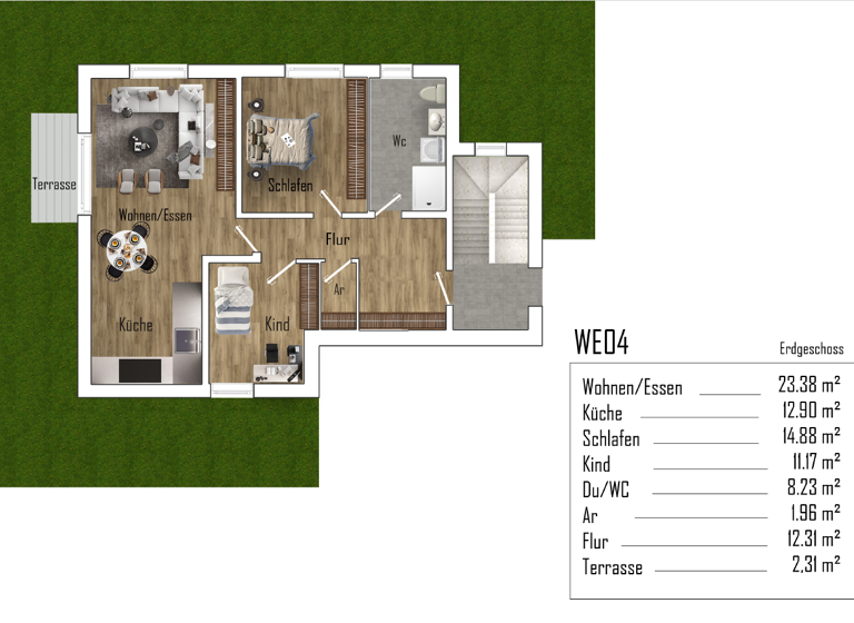 Wohnung zur Miete 1.030 € 3 Zimmer 86 m²<br/>Wohnfläche 1/1<br/>Geschoss Neustadt Neustadt an der Aisch 91413