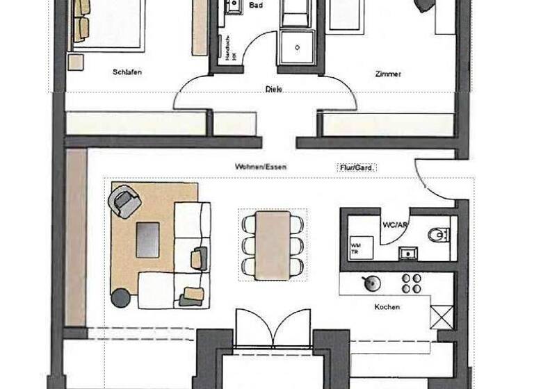 Wohnung zum Kauf 345.000 € 3 Zimmer 102,8 m² 4. Geschoss Großauheim Hanau 63457