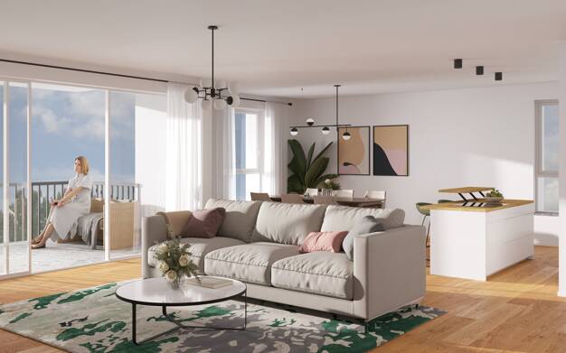 Wohnung zum Kauf - Neubau provisionsfrei 566.900 € 3,5 Zimmer 104 m² Mühlstraße 1 Herrenberg Herrenberg 71083