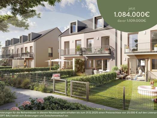 Reihenmittelhaus zum Kauf - Neubau provisionsfrei 1.084.000 € 5 Zimmer 119,5 m² Hofstattstraße 17 Aschheim 85609