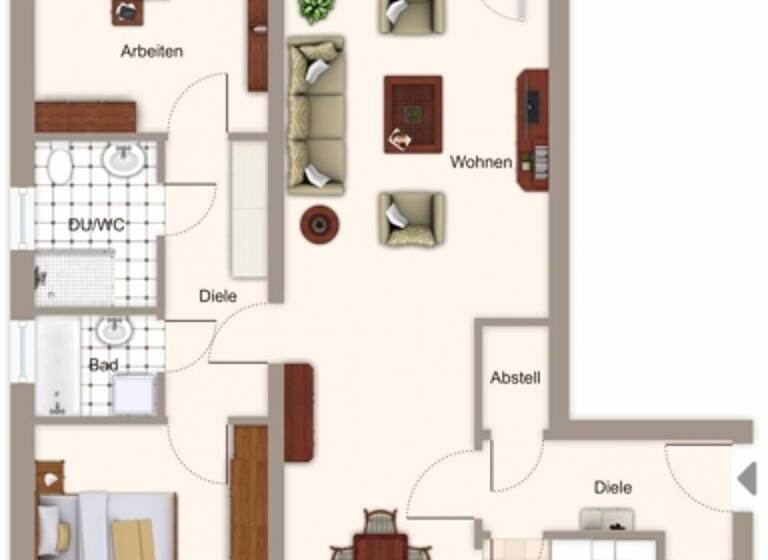 Wohnung zur Miete 1.050 € 3,5 Zimmer 115 m²<br/>Wohnfläche 01.07.2025<br/>Verfügbarkeit Poppenreuth Fürth / Poppenreuth 90765