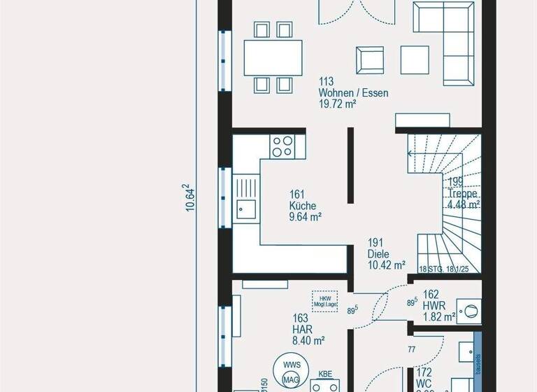 Doppelhaushälfte zum Kauf 665.213 € 4 Zimmer 169 m² 335 m² Grundstück Neuostheim Mannheim 68163
