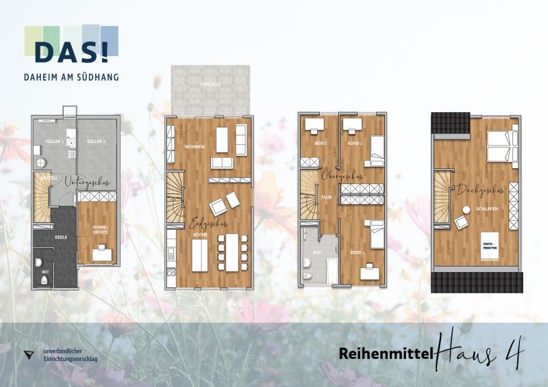 Reihenmittelhaus zum Kauf 749.500 € 6 Zimmer 169,1 m²<br/>Wohnfläche 246 m²<br/>Grundstück Wildsachsen Hofheim 65719