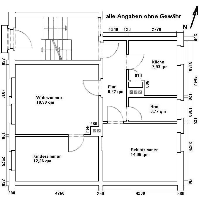 Wohnung zur Miete 378 € 3 Zimmer 62,8 m²<br/>Wohnfläche 2.<br/>Geschoss Schillerstraße 9 Krumpa Braunsbedra 06242