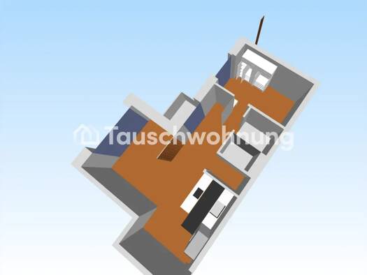 Wohnung zur Miete Tauschwohnung 950 € 2,5 Zimmer 64 m² 3. Geschoss Geist Mitte-Süd 48153