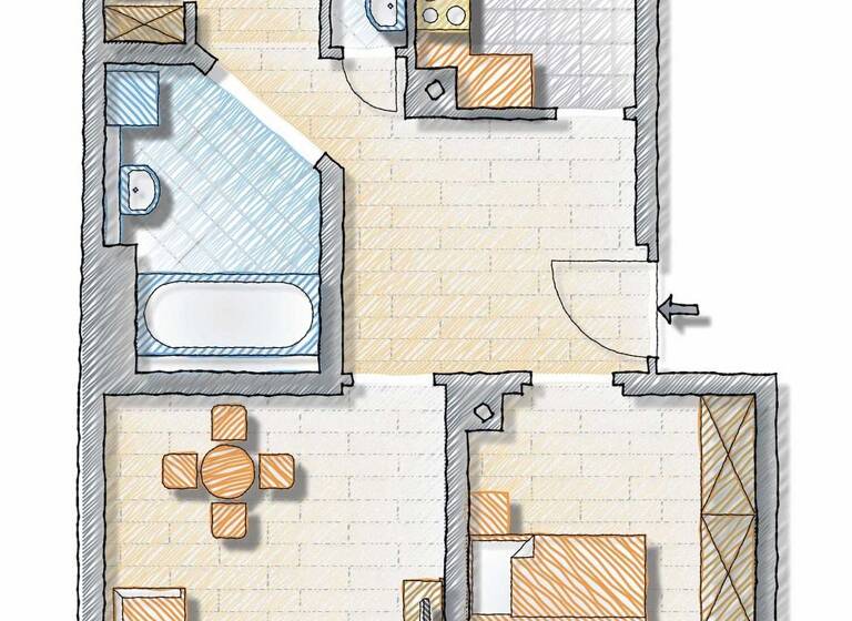 Wohnung zum Kauf 249.000 € 2,5 Zimmer 68,5 m² 3. Geschoss frei ab sofort St Peter Nürnberg 90478