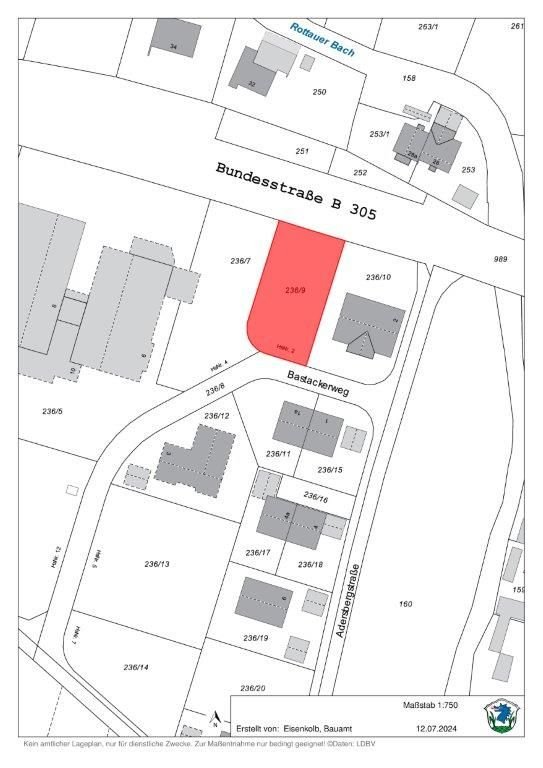 Grundstück zum Kauf provisionsfrei 18.500 € 747 m²<br/>Grundstück Bastackerweg 2 Rottau Grassau 83224