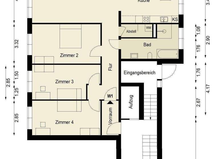 Wohnung zum Kauf - Erstbezug 829.000 € 5 Zimmer 127,4 m² frei ab sofort Französisch Buchholz Berlin 10405