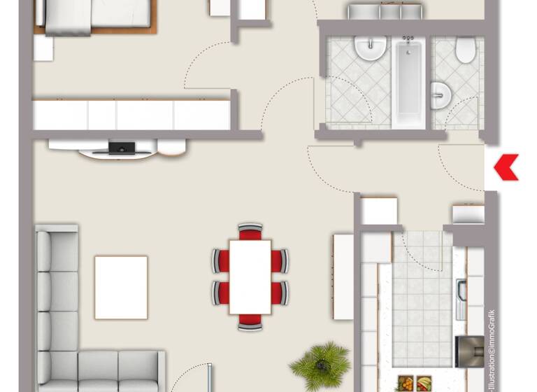 Wohnung zum Kauf 215.000 € 3 Zimmer 77 m² 11. Geschoss Waiblingen 71334