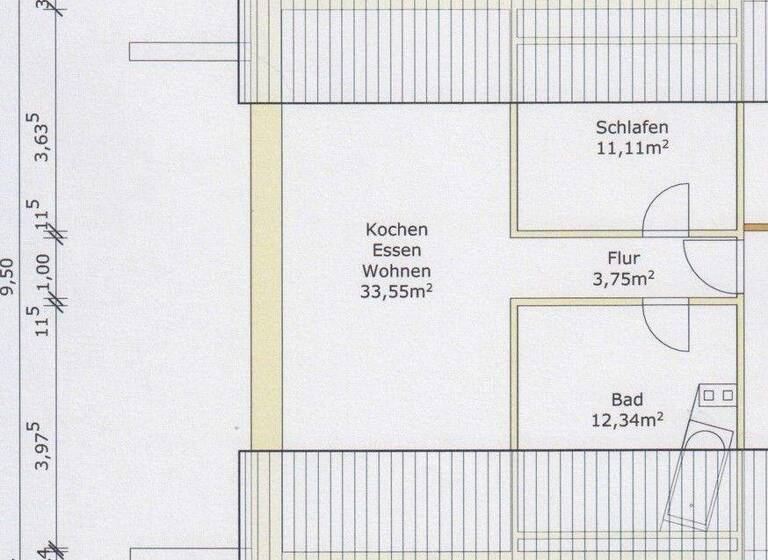 Wohnung zur Miete 790 € 2 Zimmer 56 m² 2. Geschoss frei ab 01.05.2026 Rathausstr. 22 Neckarsulm 74172
