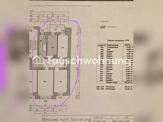 Wohnung zur Miete Tauschwohnung 680 € 3 Zimmer 73 m² 1. Geschoss Leipziger Vorstadt Dresden 01097