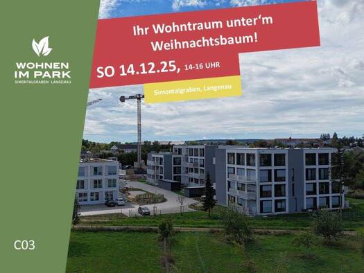 Wohnung zum Kauf - Neubau provisionsfrei 318.900 € 2 Zimmer 61,3 m² EG Am Simontalgraben 23 Langenau 89129