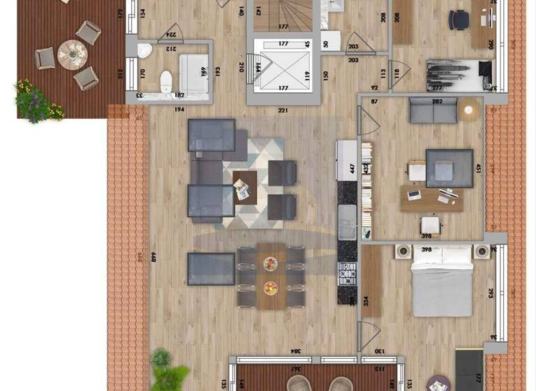 Penthouse zum Kauf - Erstbezug 650.000 € 4,5 Zimmer 109 m² 2. Geschoss Ittendorf Markdorf 88677