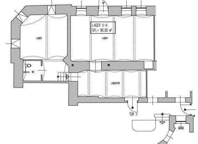 Lagerhalle zur Miete 5 € 89,8 m² Lagerfläche Wien 1050