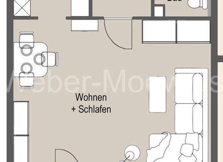 Studio zum Kauf 96.900 € 1 Zimmer 42 m² 7. Geschoss Menden Sankt Augustin / Menden (Rheinland) 53757