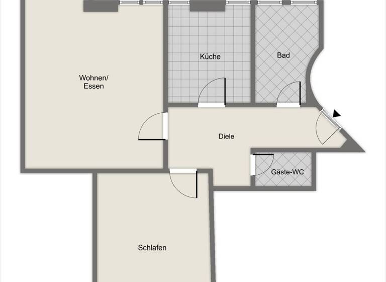 Wohnung zum Kauf 399.000 € 2 Zimmer 68,9 m² 3. Geschoss Altstadt-Nord Köln / Altstadt-Nord 50667