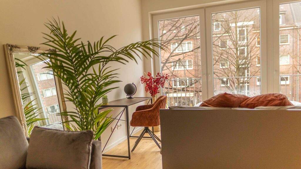 Studio zur Miete Wohnen auf Zeit 1.350 € 1 Zimmer 35 m² frei ab 18.08.2026 Barmbek-Nord Hamburg 22305