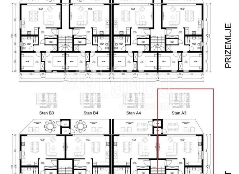 Wohnung zum Kauf 270.725 € 3 Zimmer 77 m² 1. Geschoss Porec Luka