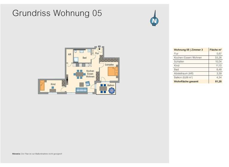 Wohnung zum Kauf 532.500 € 3 Zimmer 81,3 m² Reichelsdorf Nürnberg / Reichelsdorf 90453