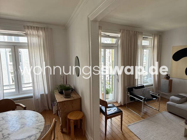 Wohnung zur Miete Tauschwohnung 1.000 € 3 Zimmer 70 m² 3. Geschoss Hoheluft-Ost Hamburg 20251