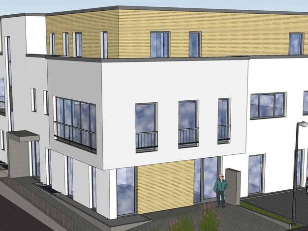 Wohnung zur Miete 1.340 € 2 Zimmer 116 m² 2. Geschoss Schubertstraße 5 Kapellen Grevenbroich 41516