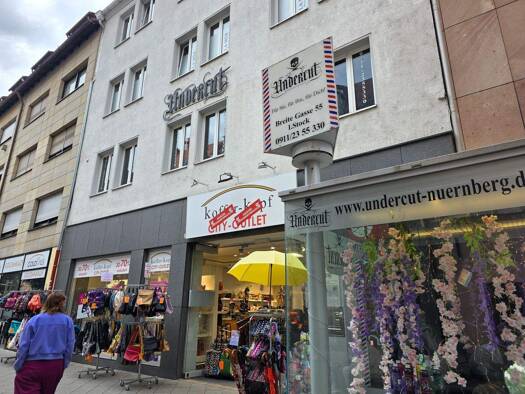 Laden zur Miete provisionsfrei 1.900 € 4 Zimmer 110 m² Verkaufsfläche Breite Gasse 55 Lorenz Nürnberg 90402