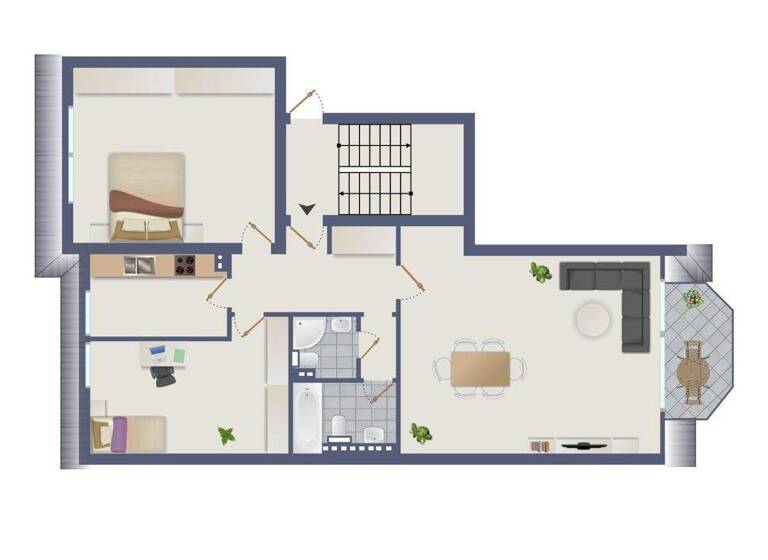 Wohnung zum Kauf 448.000 € 3 Zimmer 88,5 m² 3. Geschoss Ohlsdorf Hamburg 22335