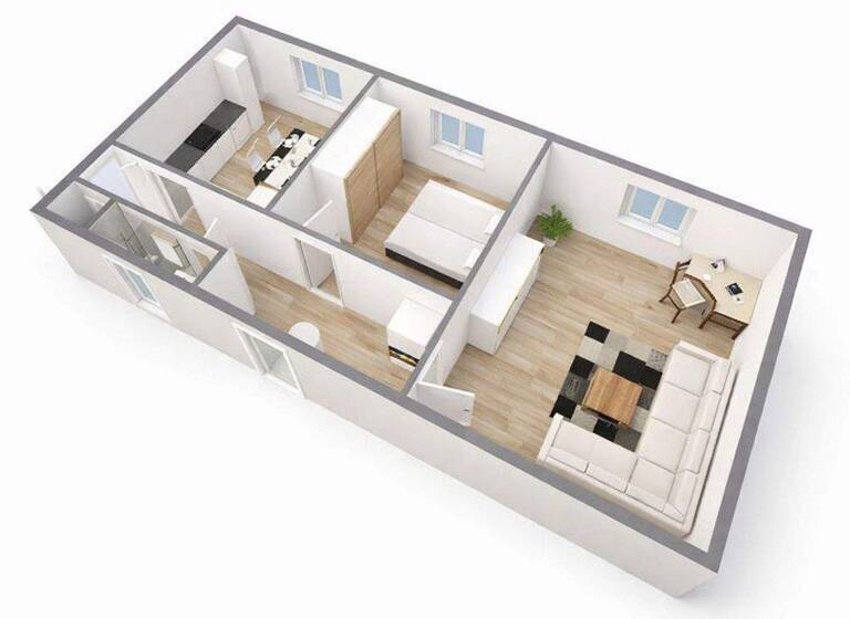 Wohnung zur Miete 835 € 2 Zimmer 64 m² 1. Geschoss Bahnhofstraße 3 Telfs 6410