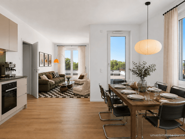 Penthouse zum Kauf - Erstbezug provisionsfrei 649.000 € 3 Zimmer 81,8 m² 4. Geschoss Roelckestraße 111 Weißensee Pankow 13086