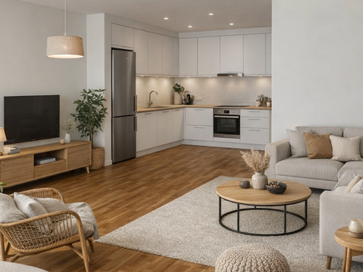 Wohnung zur Miete - Erstbezug 1.655 € 3 Zimmer 84,5 m² 2. Geschoss Goldina-Hirschberg-Straße 9 Bockenheim Frankfurt am Main 60487