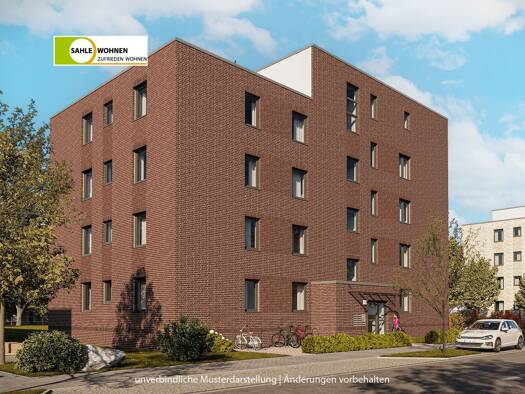 Wohnung zur Miete - Erstbezug nur mit Wohnberechtigungsschein 559 € 3 Zimmer 74,5 m² EG Sonnenkamp Allee 13 Reislingen Wolfsburg 38446