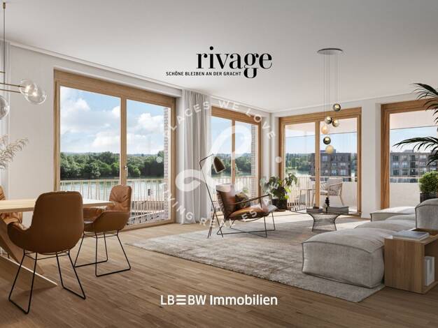 Wohnung zum Kauf - Neubau 839.900 € 3 Zimmer 79 m² 2. Geschoss An den Grachten 3 Neustadt Mainz 55120