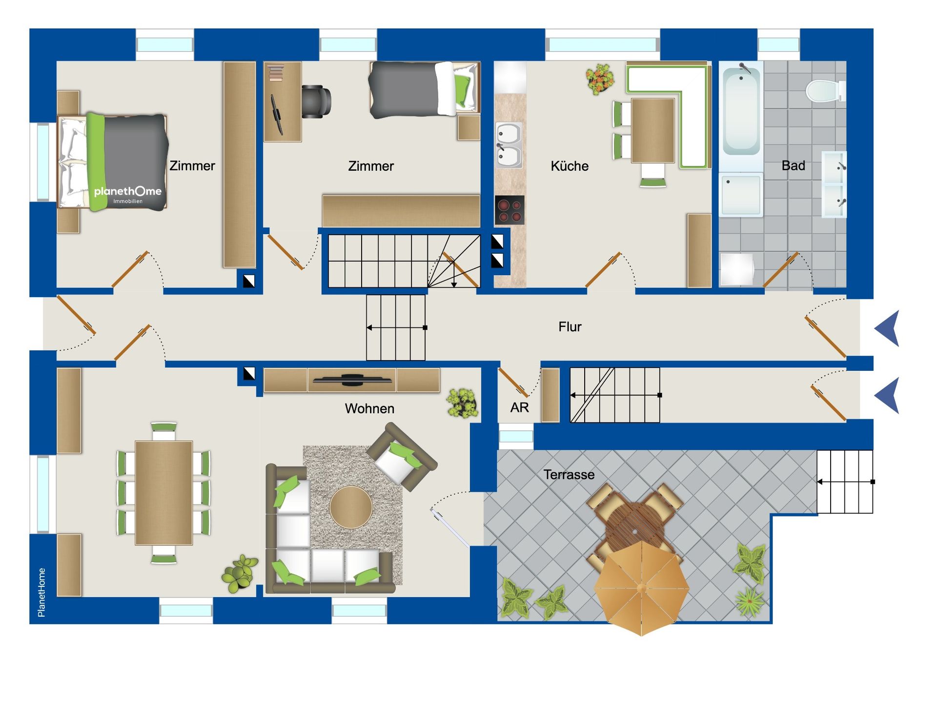 Mehrfamilienhaus zum Kauf 279.000 € 8 Zimmer 190 m²<br/>Wohnfläche 1.279 m²<br/>Grundstück Stadt Ibbenbüren 49479