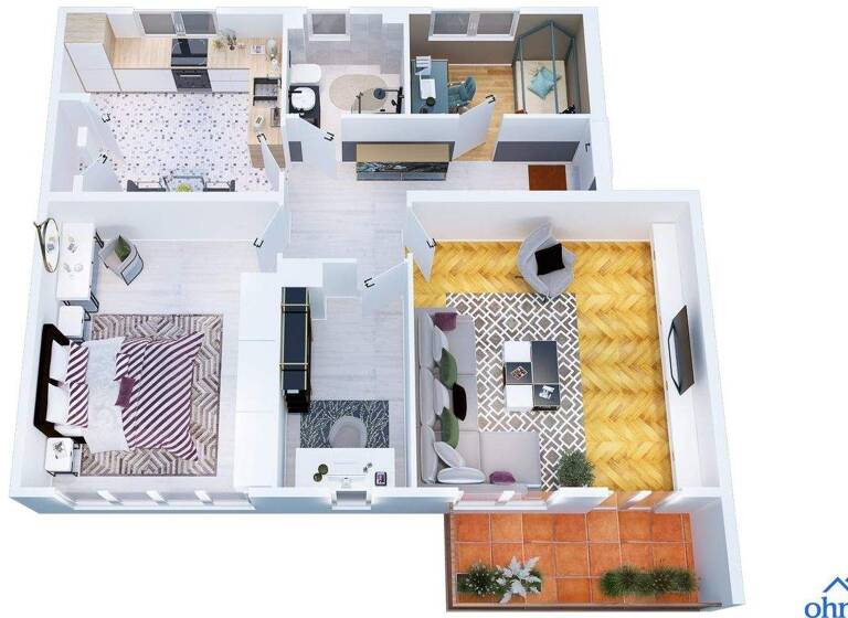 Wohnung zum Kauf provisionsfrei 375.000 € 3,5 Zimmer 75 m² 1. Geschoss Sodener Straße 38 Wilmersdorf Berlin 14197