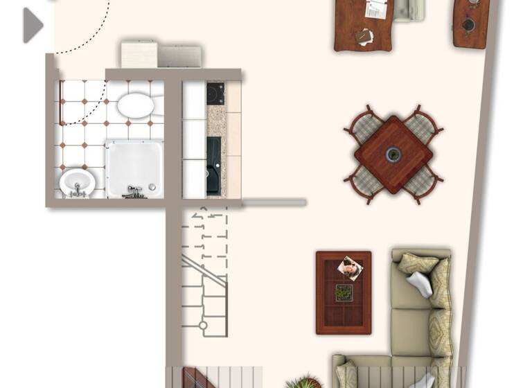 Studio zum Kauf 125.000 € 1 Zimmer 33,8 m² Durlach Karlsruhe / Durlach 76227