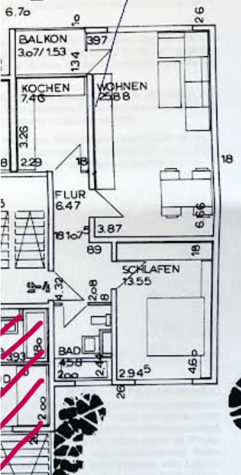 Studio zur Miete 1.050 € 2,5 Zimmer 66 m²<br/>Wohnfläche EG<br/>Geschoss Litzelstetten Konstanz 78465