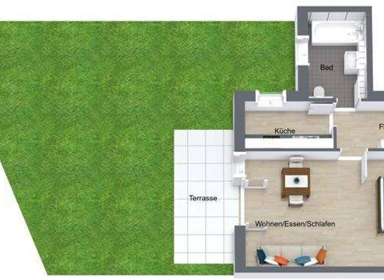 Studio zum Kauf 199.000 € 1 Zimmer 43 m² 1. Geschoss Zuccallistraße 17 Ingolstadt 85049