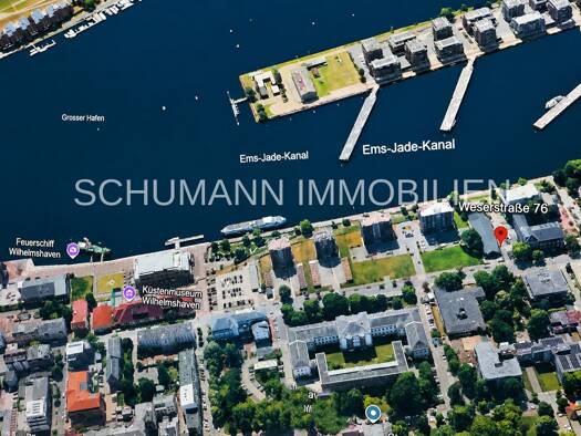 Bürogebäude zur Miete 14,95 € 5 Zimmer 140 m² Bürofläche Innenstadt Wilhelmshaven 26382