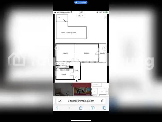 Wohnung zur Miete nur mit Wohnberechtigungsschein Tauschwohnung 450 € 3 Zimmer 77 m² 2. Geschoss Französisch Buchholz Berlin 13187