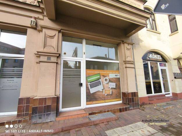 Laden zur Miete 217 € 1,5 Zimmer 25,8 m² Verkaufsfläche Walther-Rathenau-Straße 58 Bitterfeld 06749